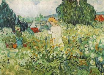 Vincent Van Gogh : Marguerite Gachet in the Garden II